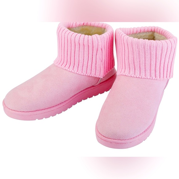 BRAND NEW N'Polar Woman's Snow Boots Suede Short Plush Shoes, Size 6 - Picture 1 of 3